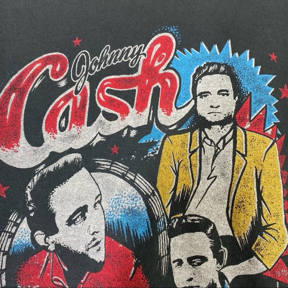 DAYDREAMER NWOT Johnny Cash Man In Black Tour Tee Vintage Black XS - Picture 4 of 7